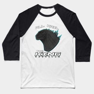 All Hail The King - Godzilla Baseball T-Shirt